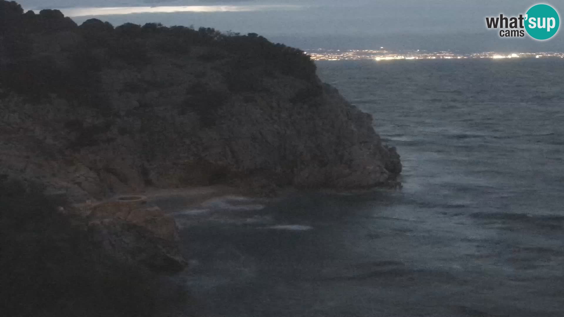 Cámara web de la playa de Brseč en Mošćenička Draga, Croacia