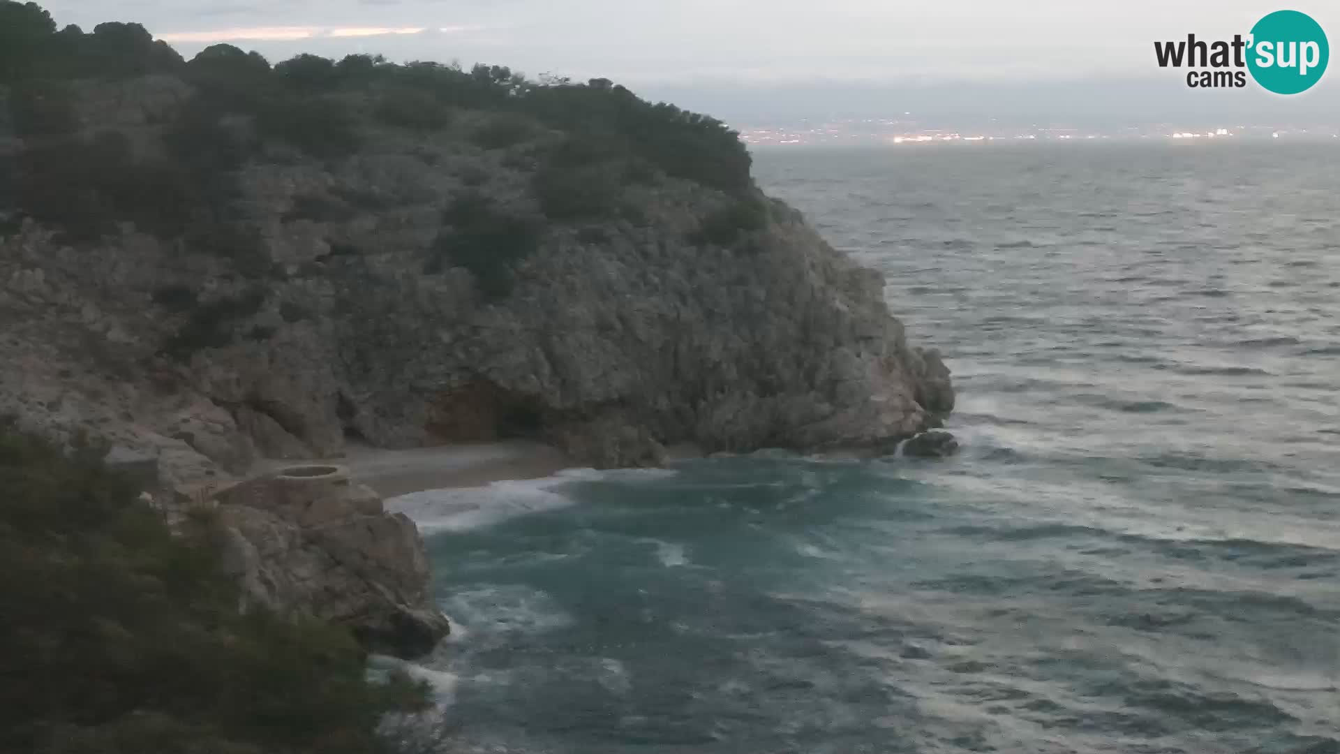 Webcam Bersezio spiaggia – Draga di Moschiena – Croazia