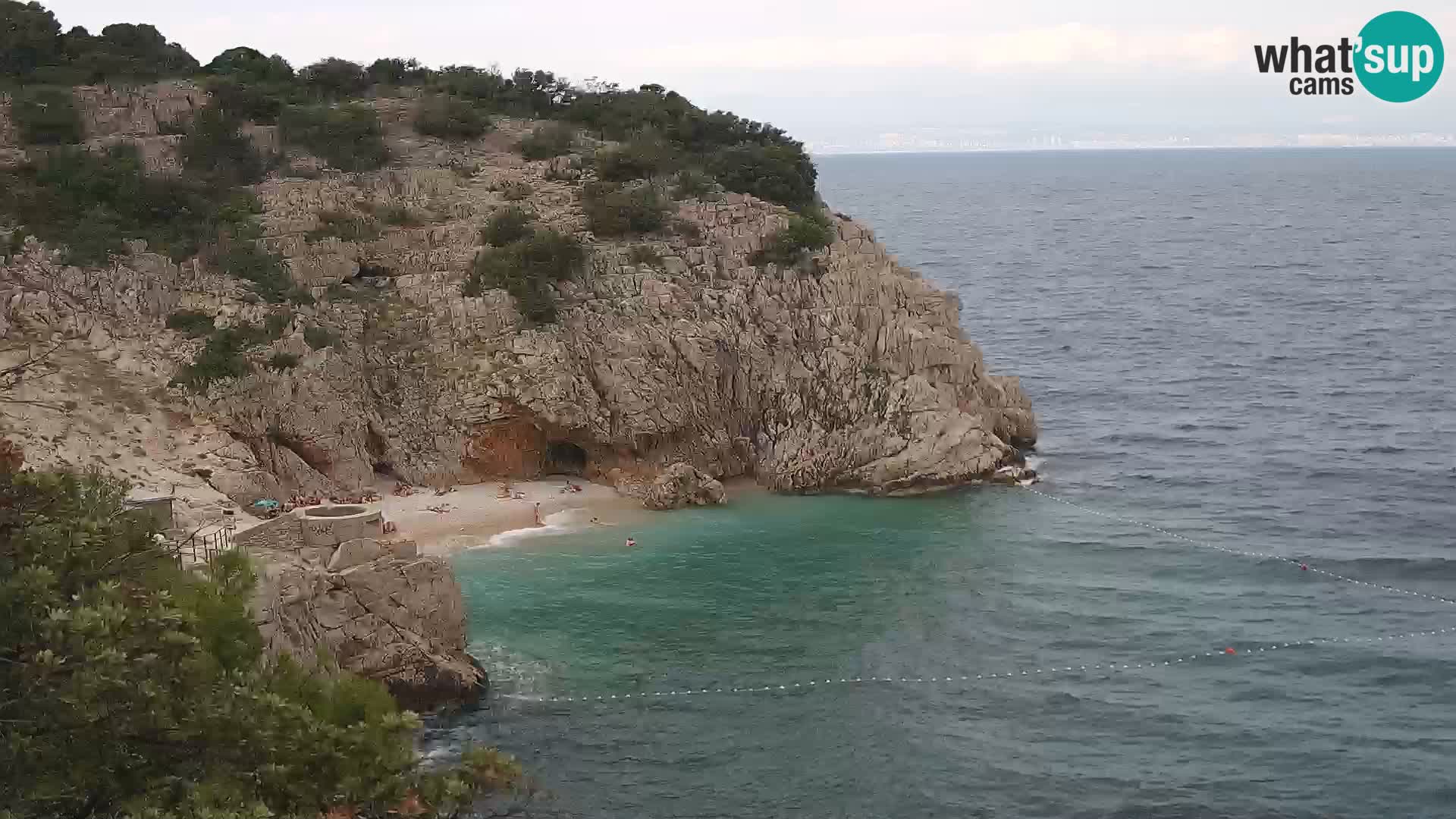 Webcam Bersezio spiaggia – Draga di Moschiena – Croazia