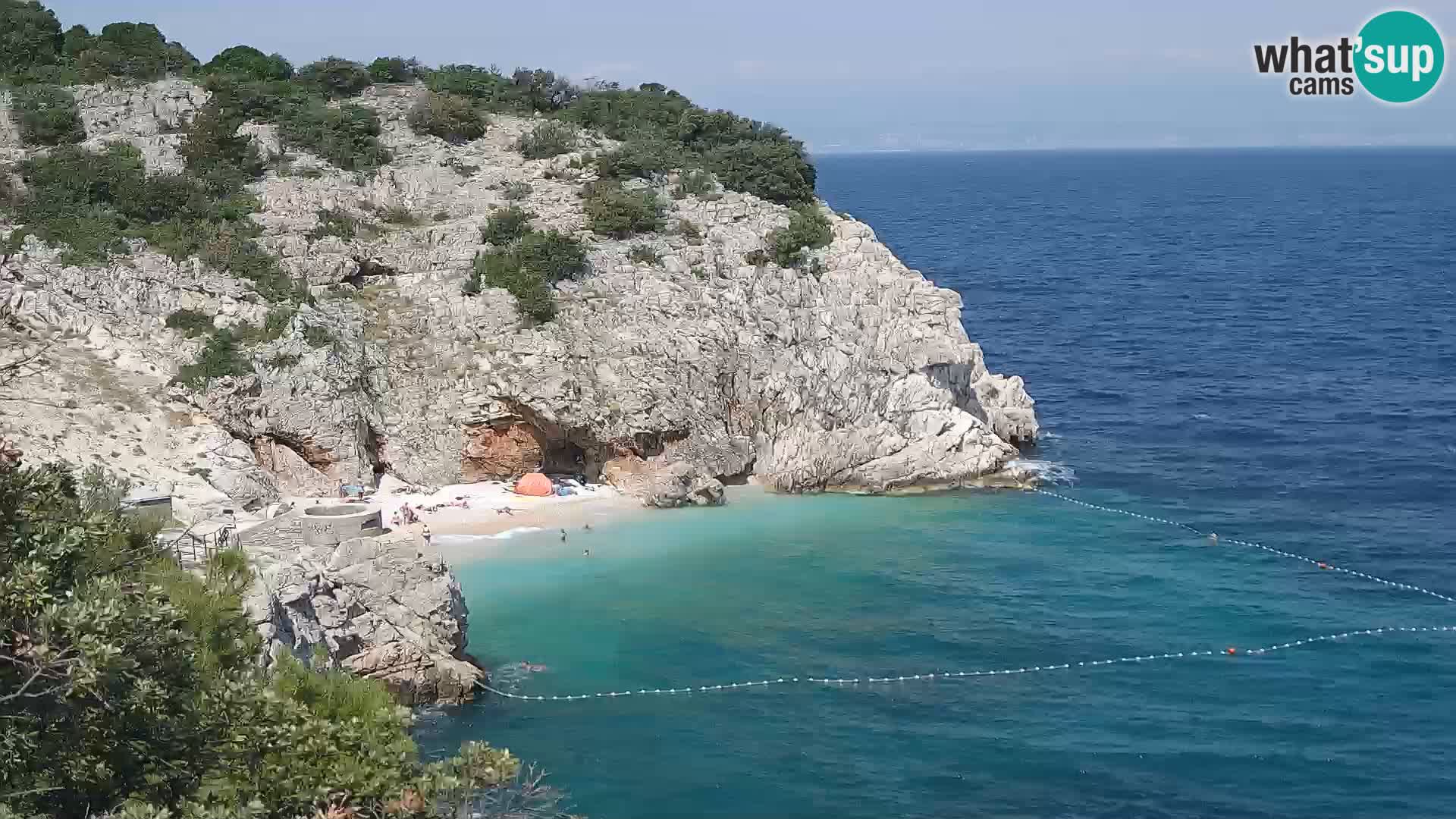 Webcam Bersezio spiaggia – Draga di Moschiena – Croazia