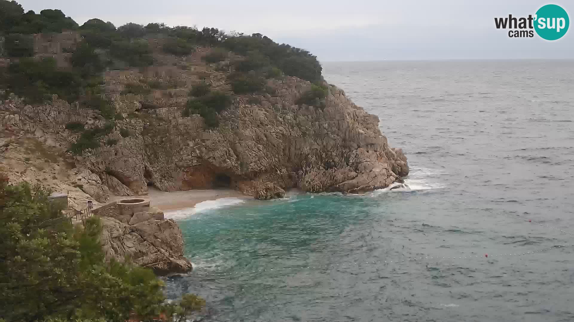 Web kamera plaže Brseč – Mošćenička Draga – Hrvatska