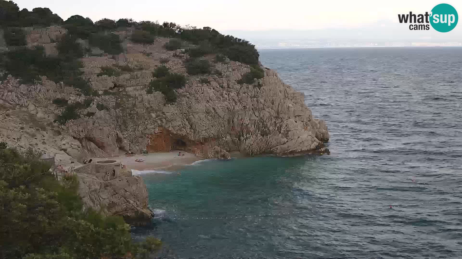 Webcam Bersezio spiaggia – Draga di Moschiena – Croazia