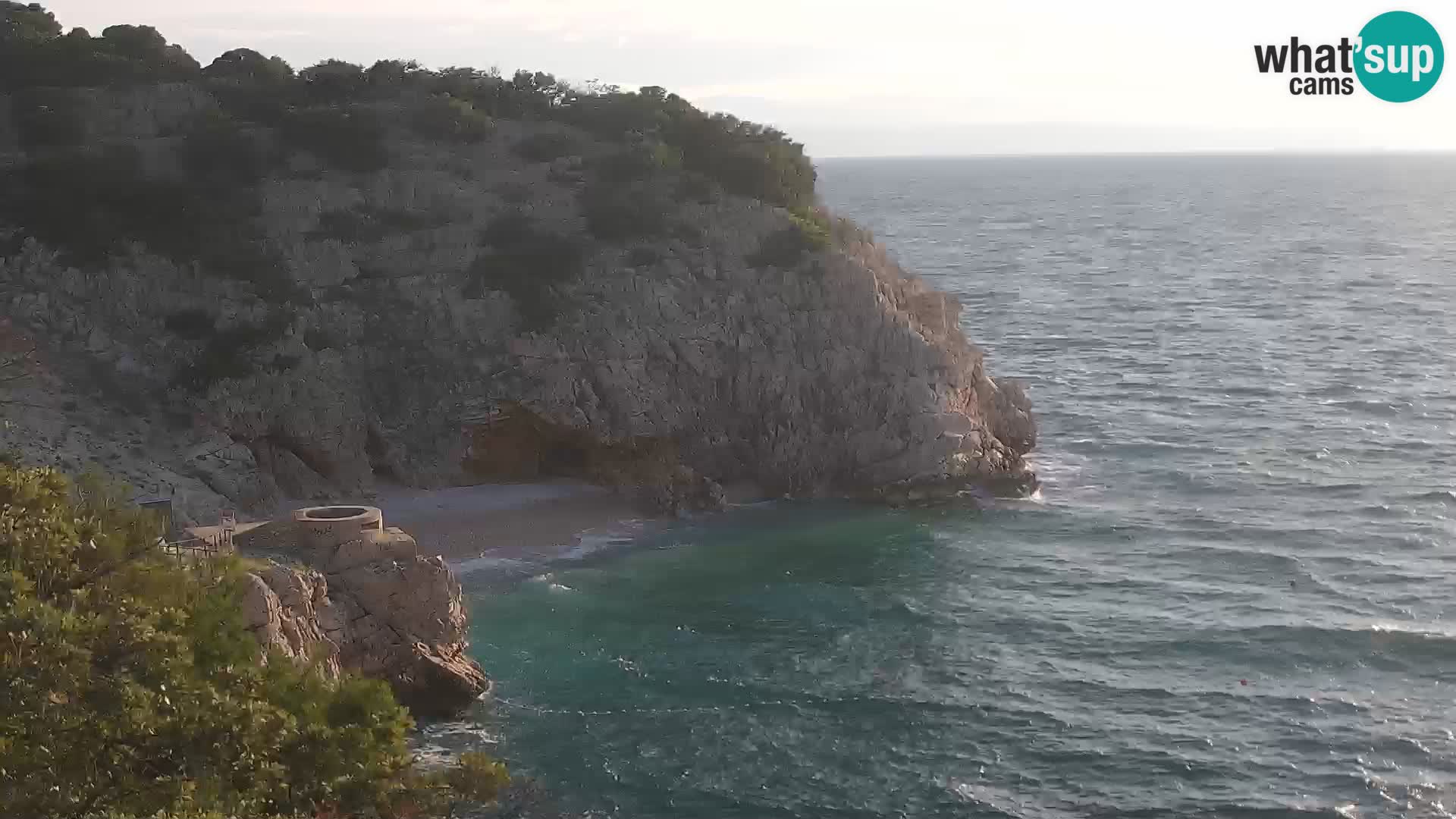 Web kamera plaže Brseč – Mošćenička Draga – Hrvatska
