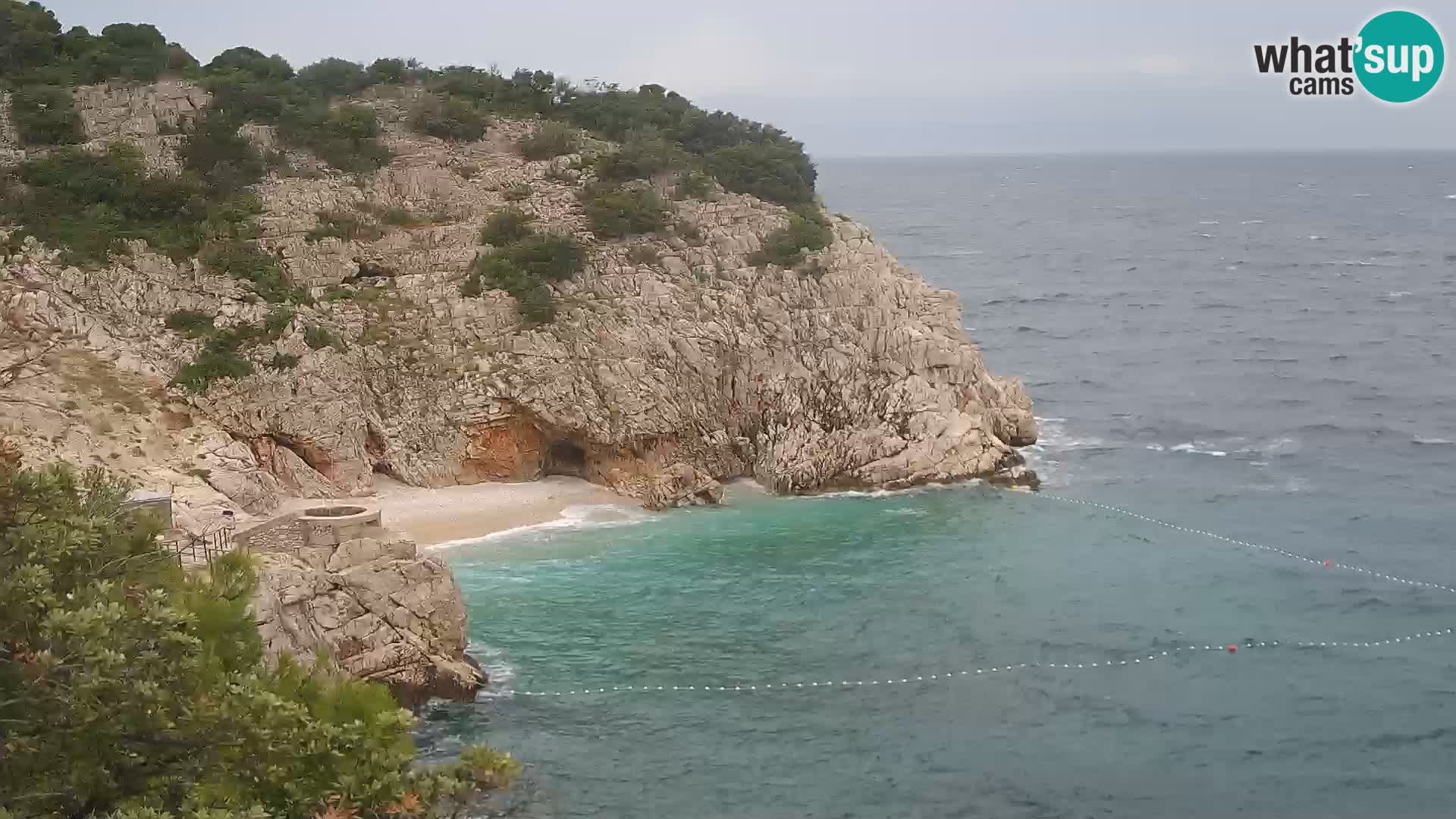 Webcam Brseč beach – Mošćenička Draga – Croatia
