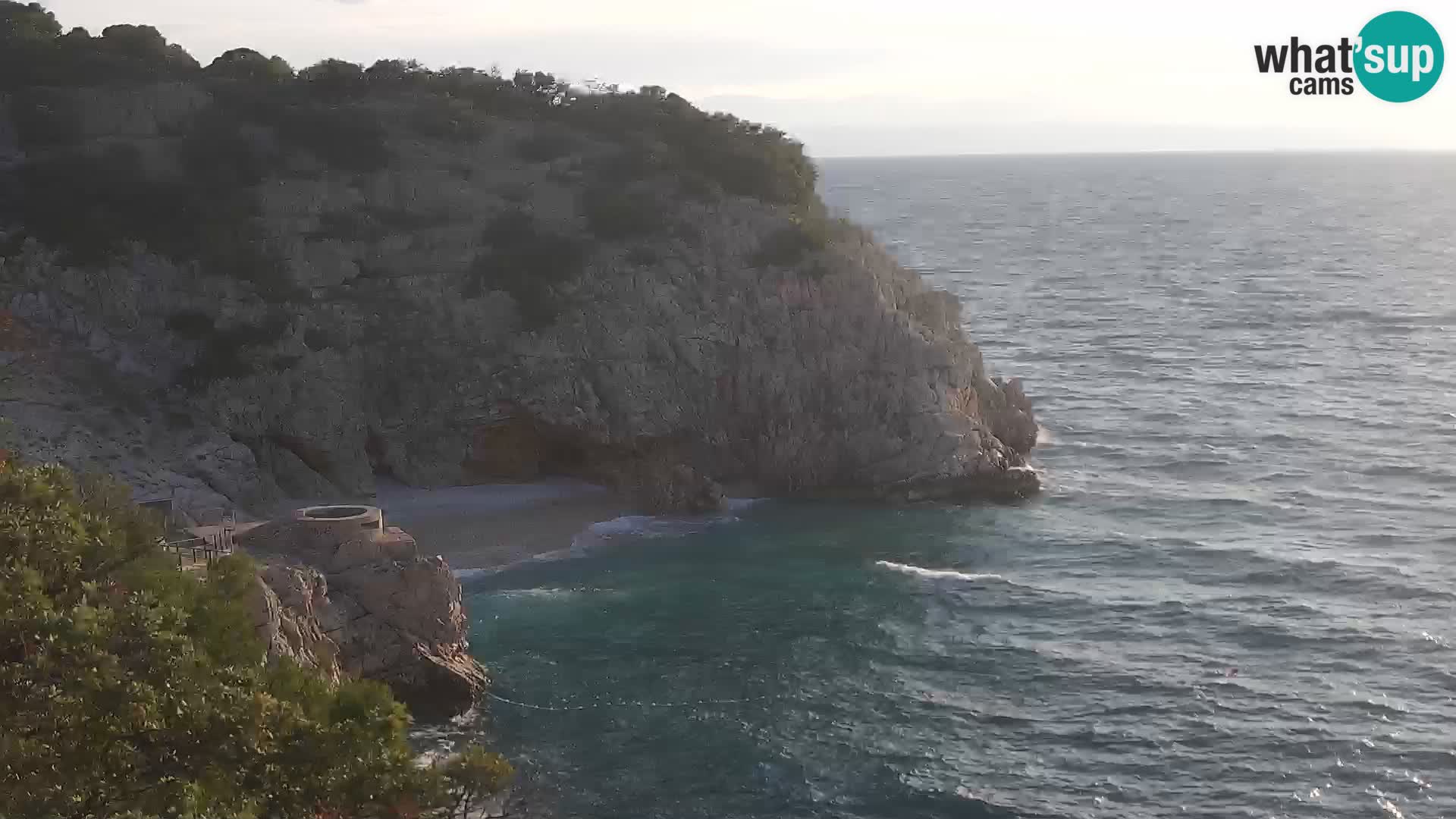 Webcam Brseč beach – Mošćenička Draga – Croatia