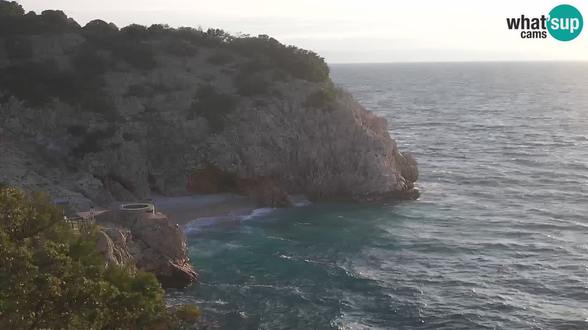 Webcam Brseč beach – Mošćenička Draga – Croatia