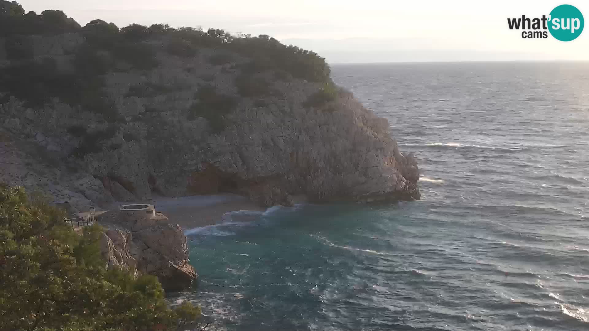 Webcam Brseč beach – Mošćenička Draga – Croatia