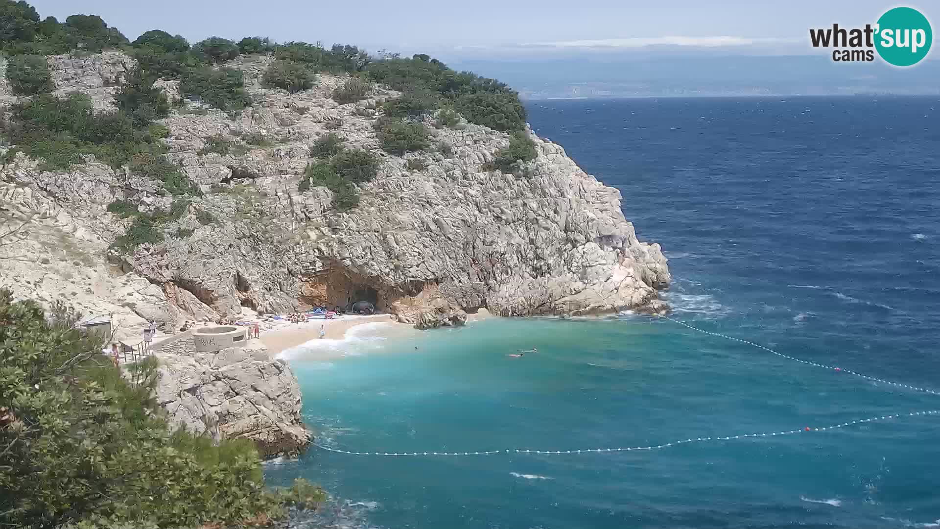 Webcam Brseč beach – Mošćenička Draga – Croatia