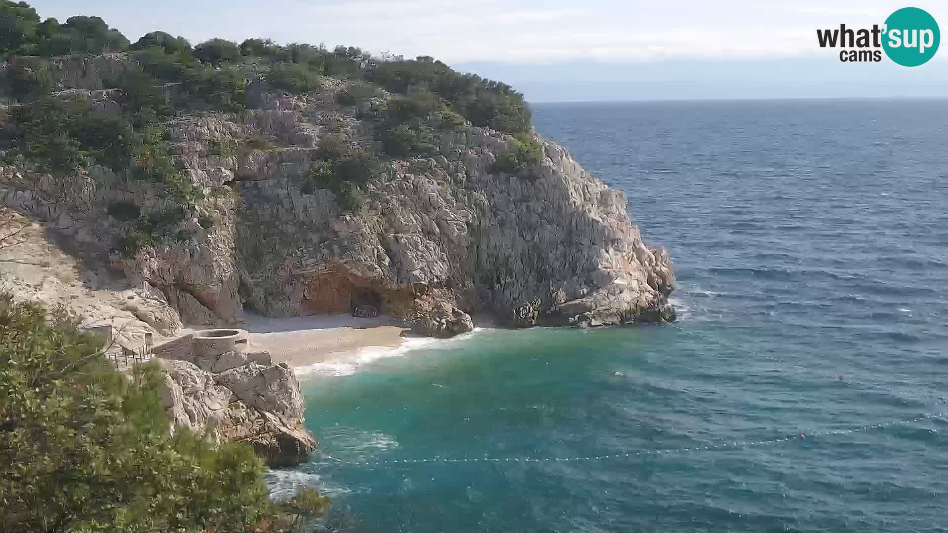 Webcam Brseč beach – Mošćenička Draga – Croatia