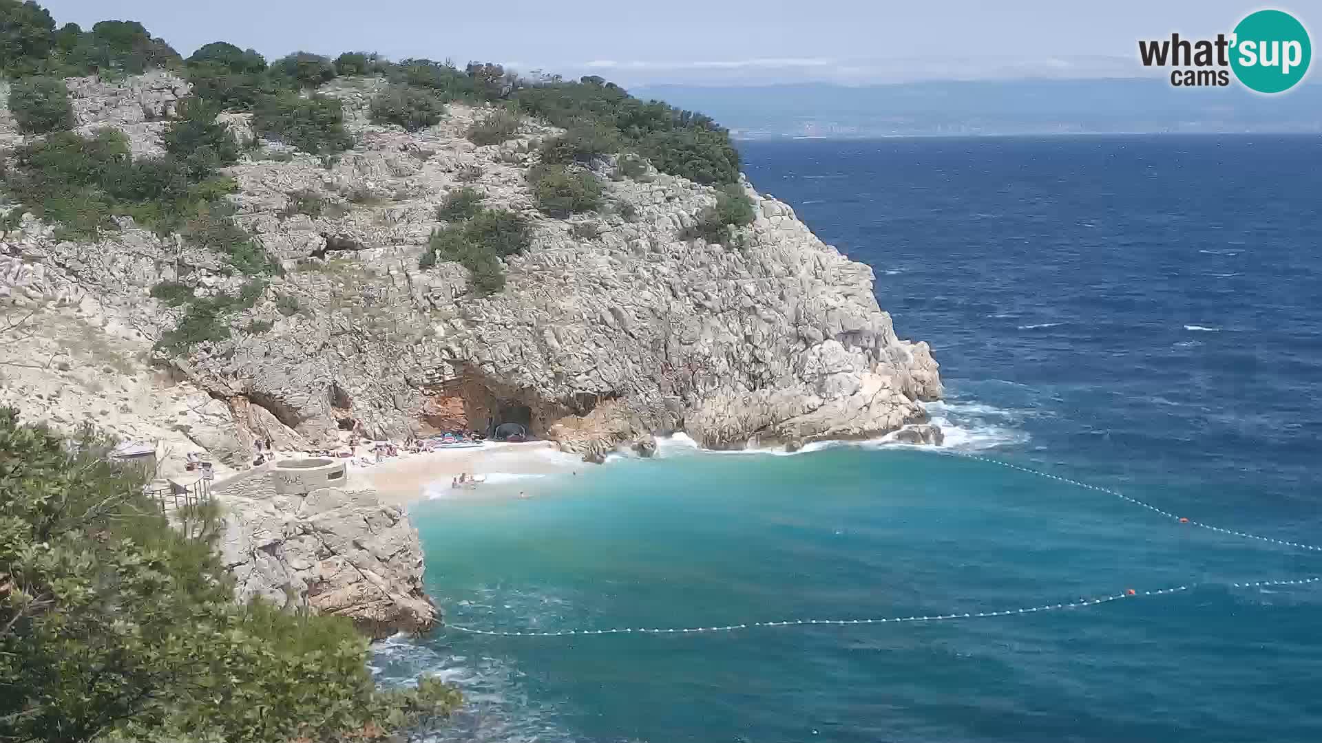 Webcam Brseč Strand – Mošćenička Draga – Kroatien