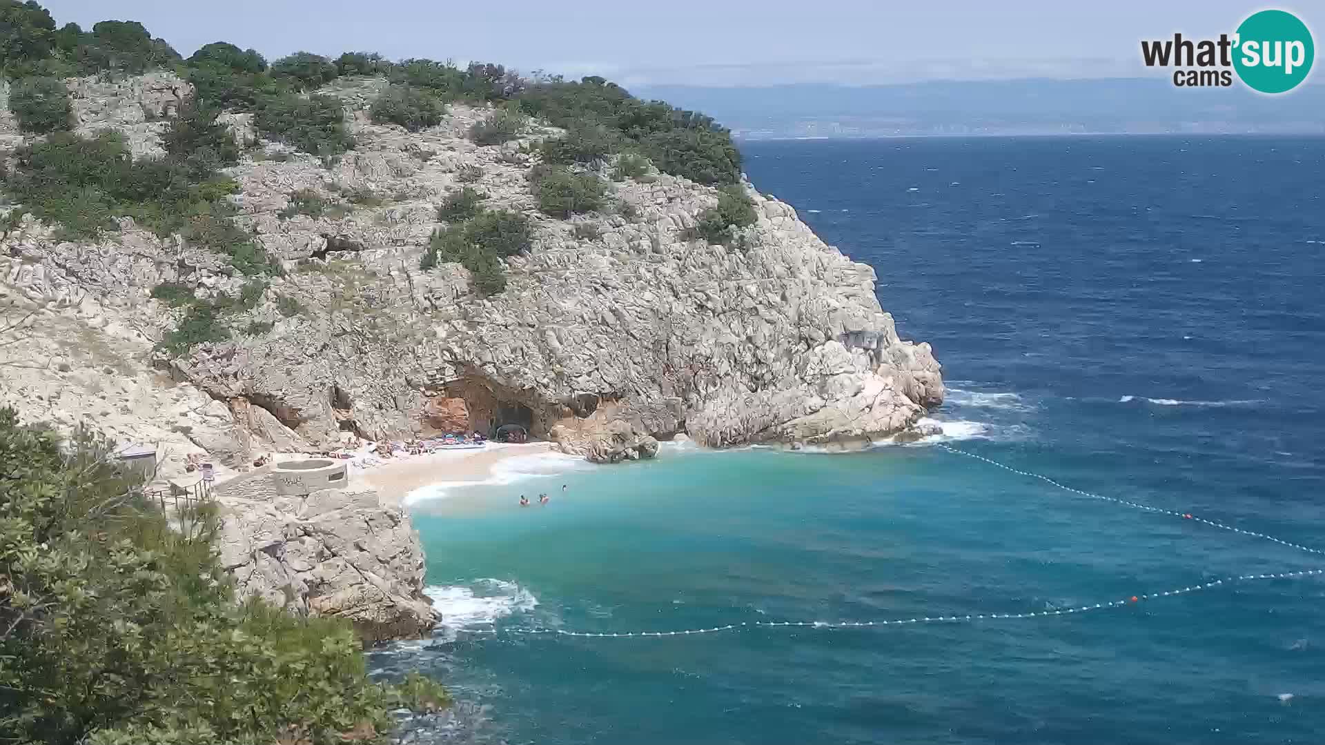 Web kamera plaže Brseč – Mošćenička Draga – Hrvatska
