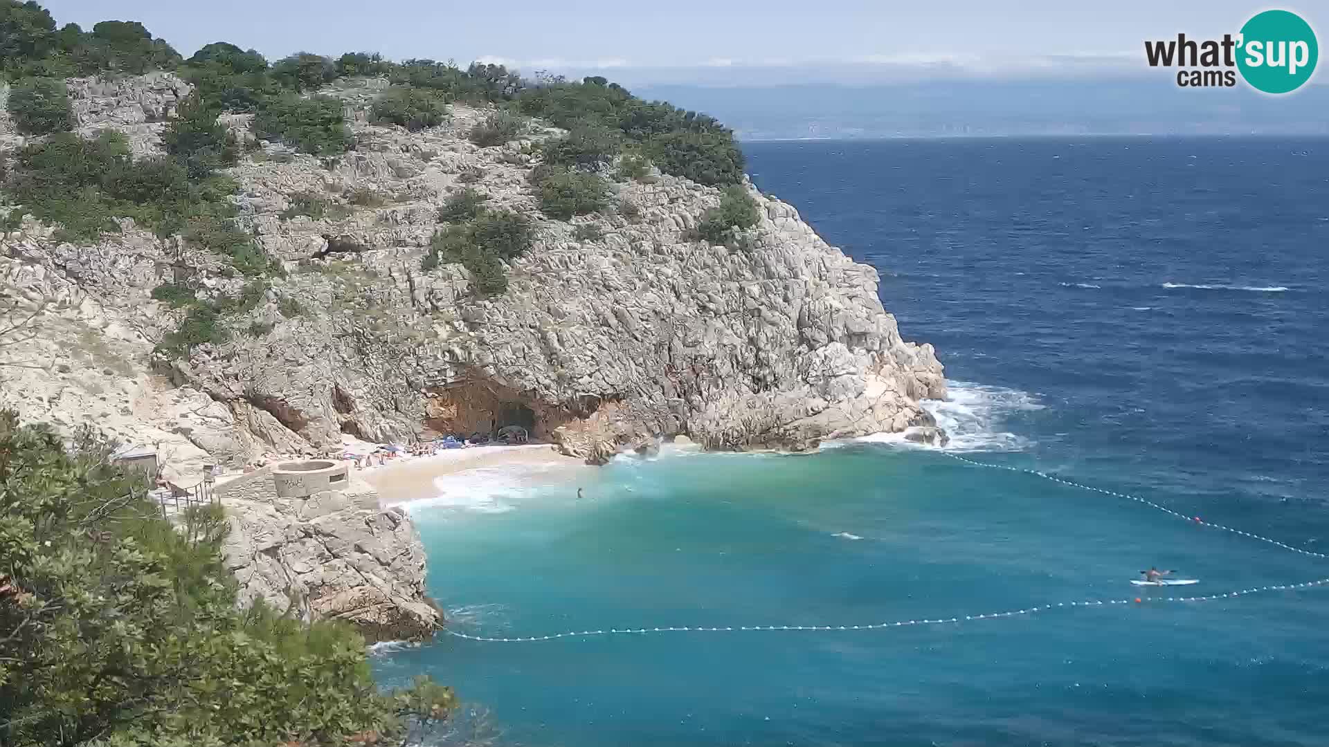 Web kamera plaže Brseč – Mošćenička Draga – Hrvatska