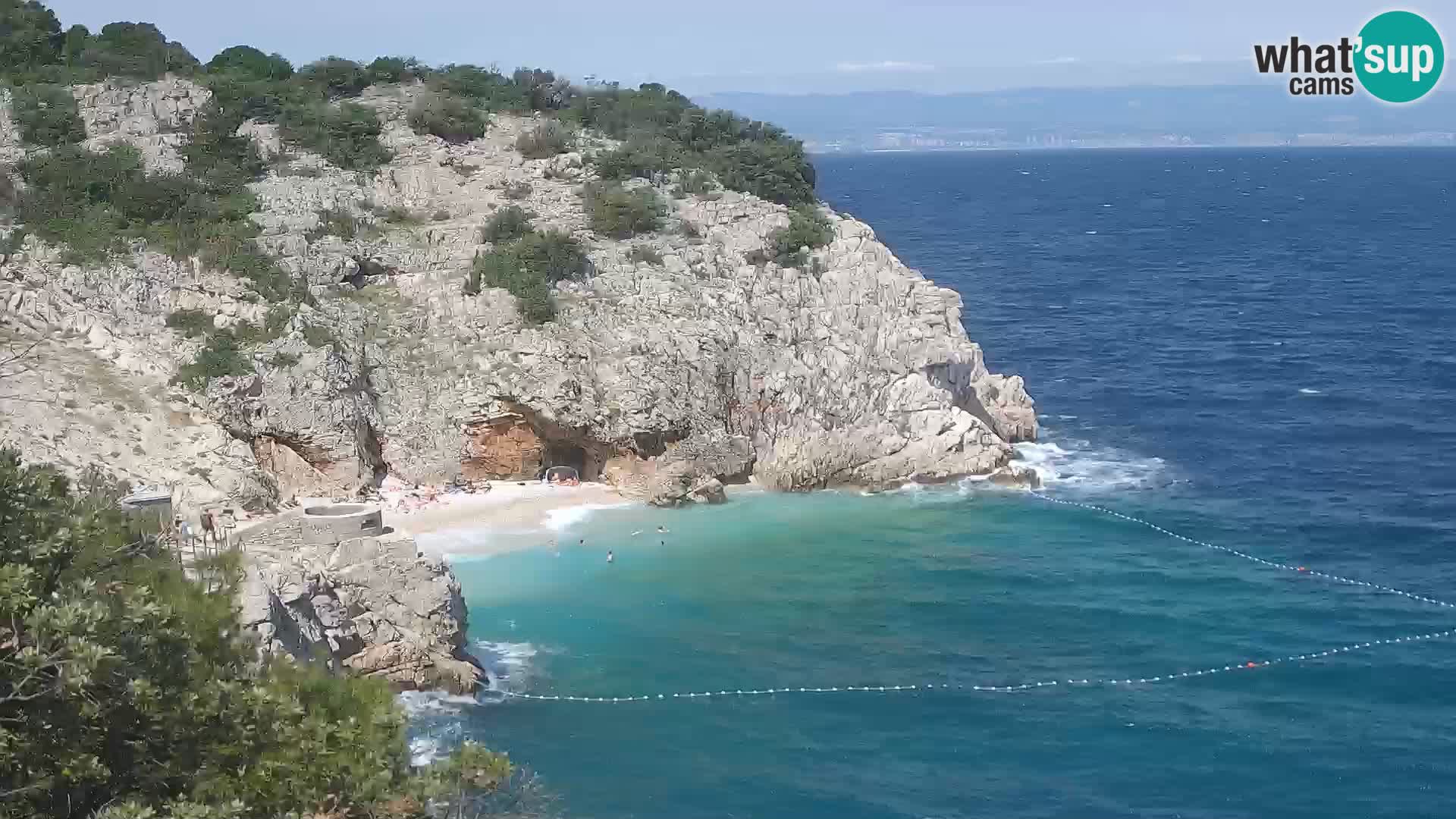 Webcam Brseč beach – Mošćenička Draga – Croatia