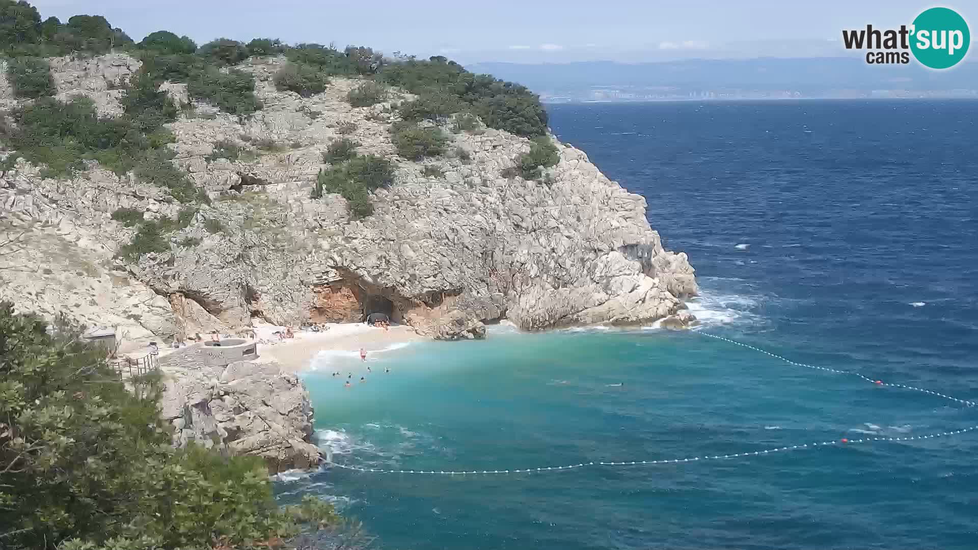 Webcam Brseč Strand – Mošćenička Draga – Kroatien