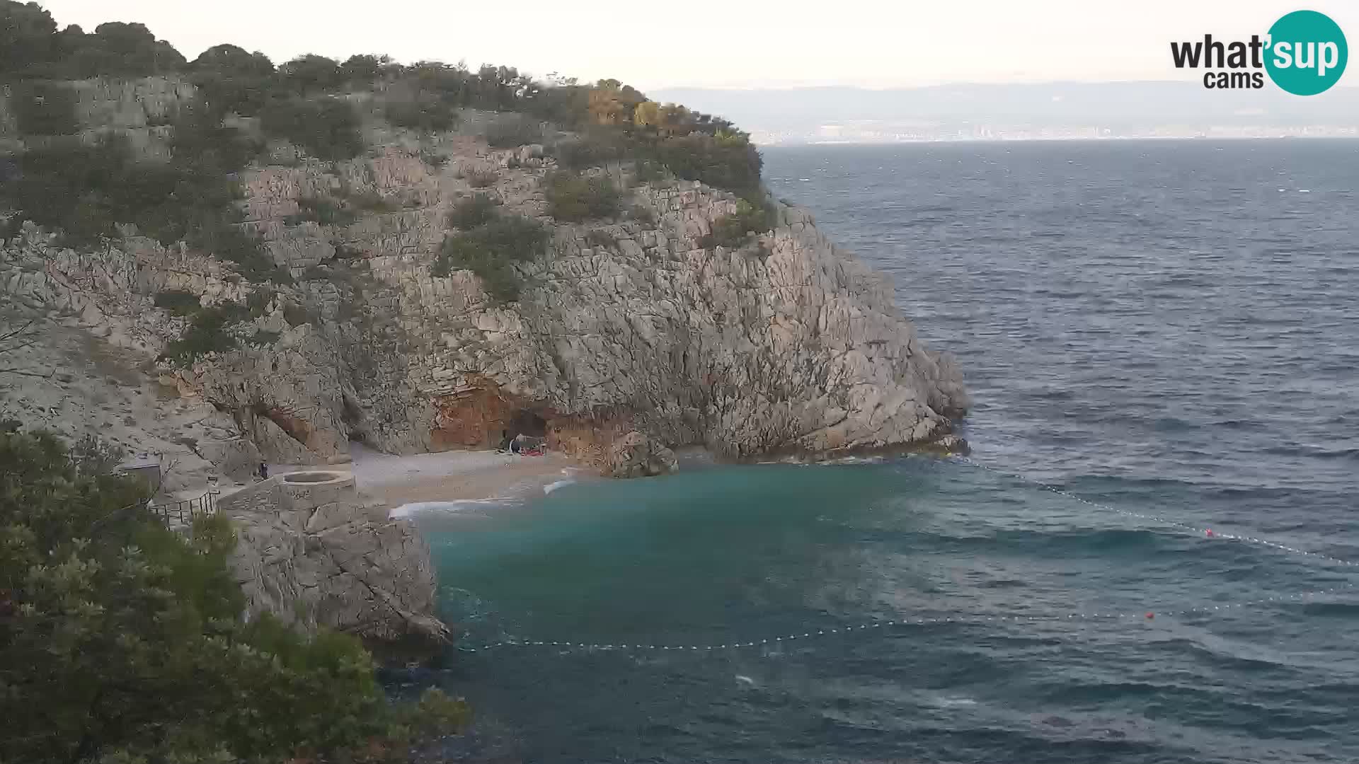 Webcam Brseč beach – Mošćenička Draga – Croatia