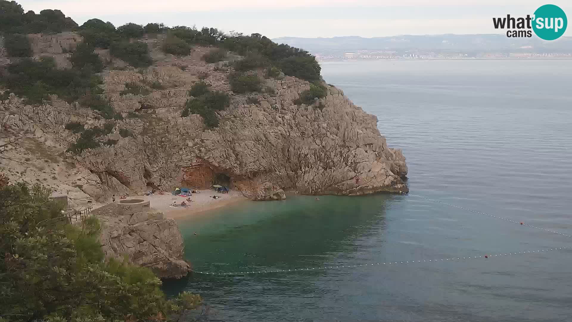 Webcam Brseč Strand – Mošćenička Draga – Kroatien