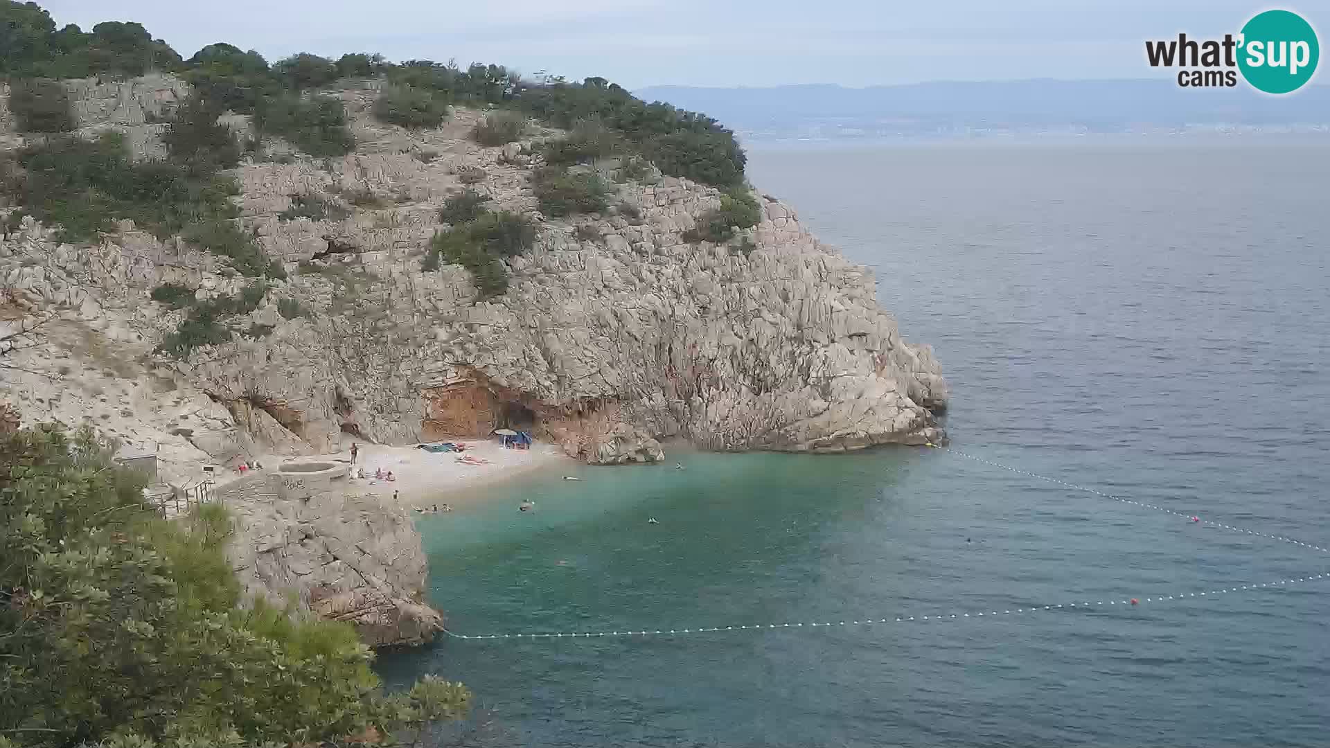 Webcam Bersezio spiaggia – Draga di Moschiena – Croazia