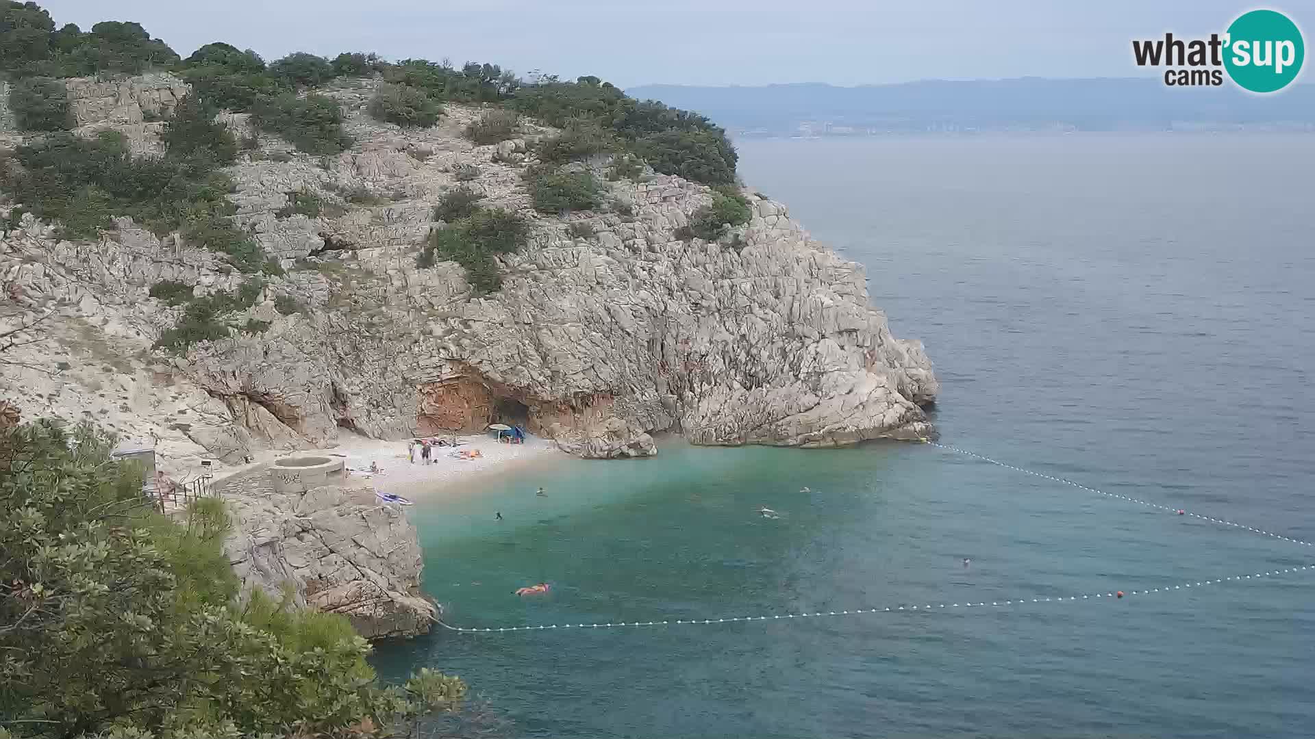 Webcam Bersezio spiaggia – Draga di Moschiena – Croazia