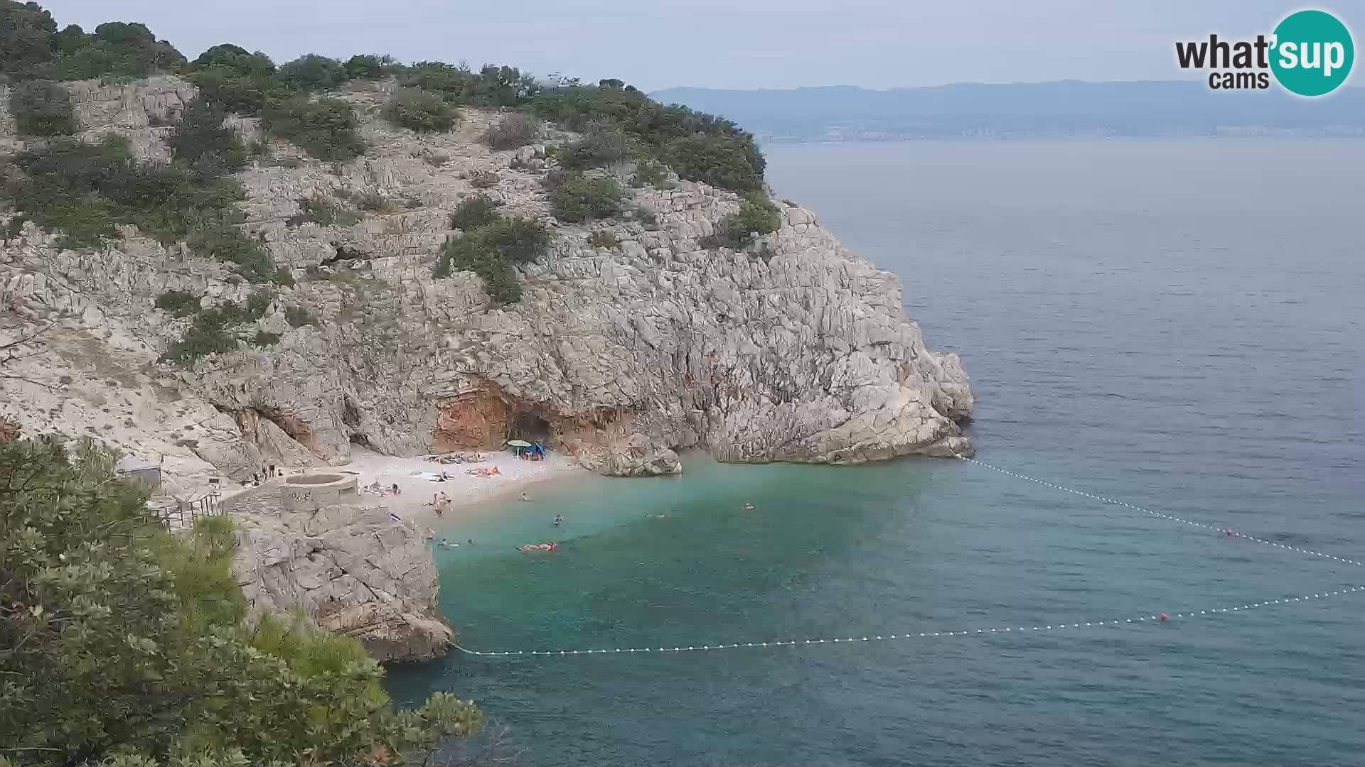 Webcam Brseč beach – Mošćenička Draga – Croatia