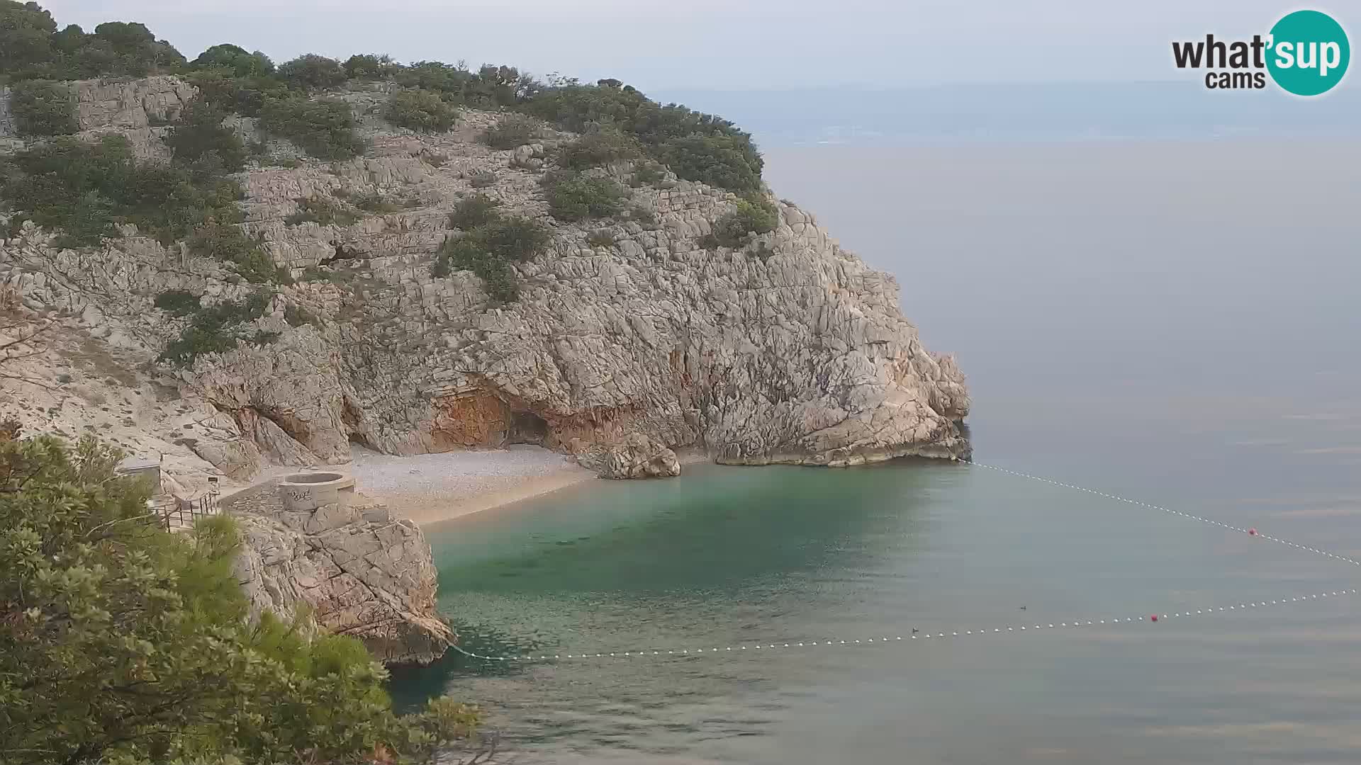 Webcam Brseč beach – Mošćenička Draga – Croatia
