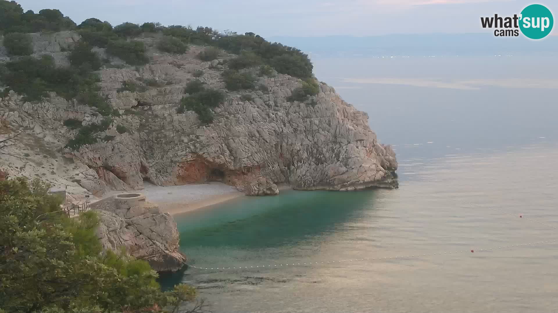 Webcam Brseč Strand – Mošćenička Draga – Kroatien