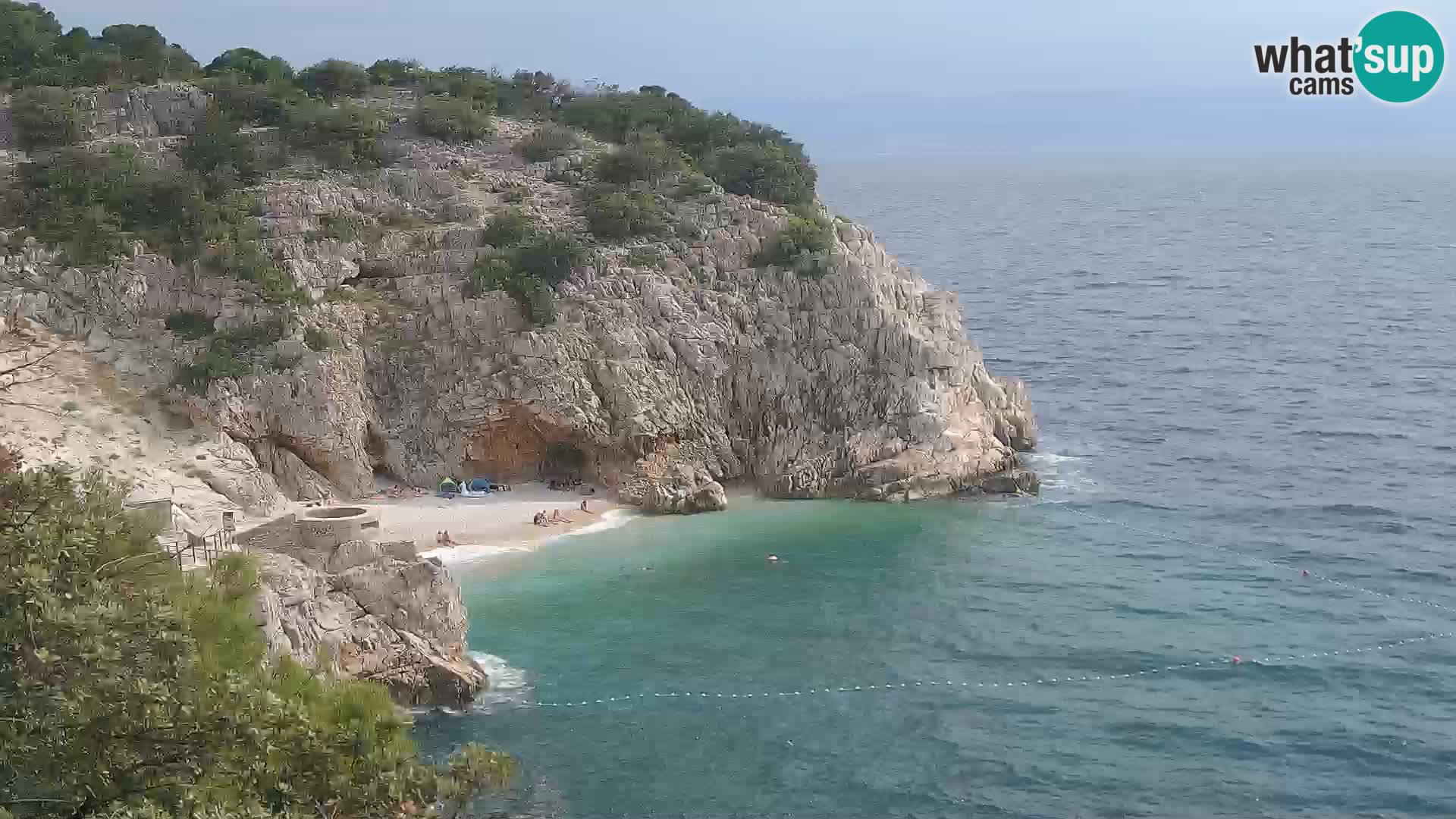 Webcam Brseč beach – Mošćenička Draga – Croatia