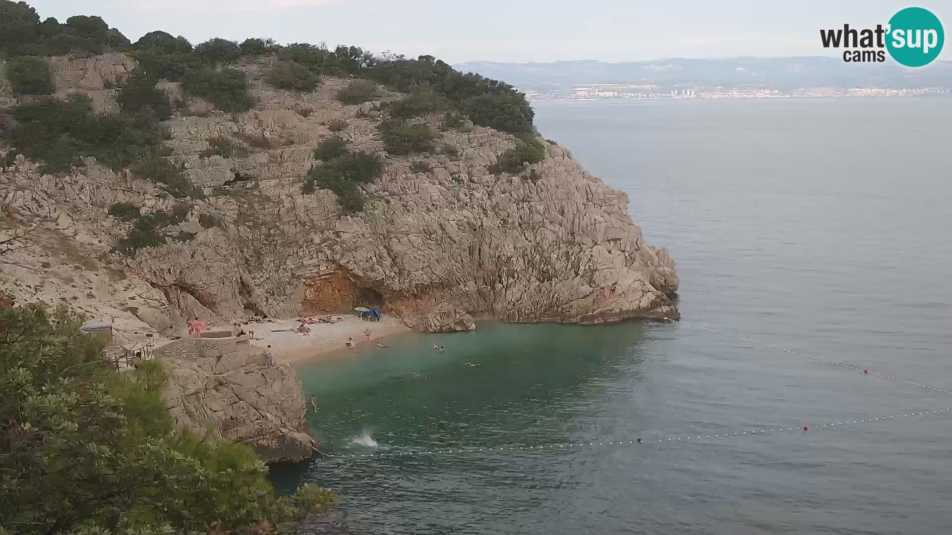 Webcam Brseč Strand – Mošćenička Draga – Kroatien