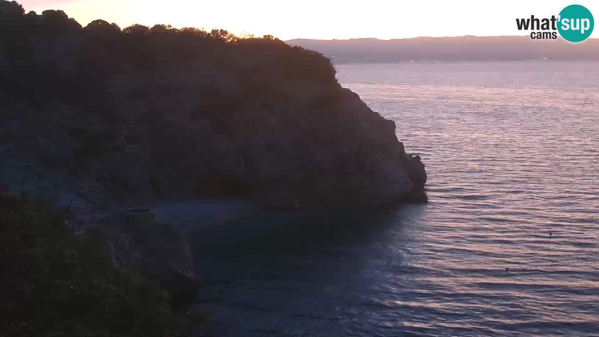 Web kamera plaže Brseč – Mošćenička Draga – Hrvatska