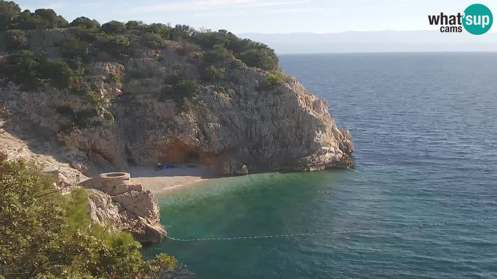 Webcam Brseč beach – Mošćenička Draga – Croatia