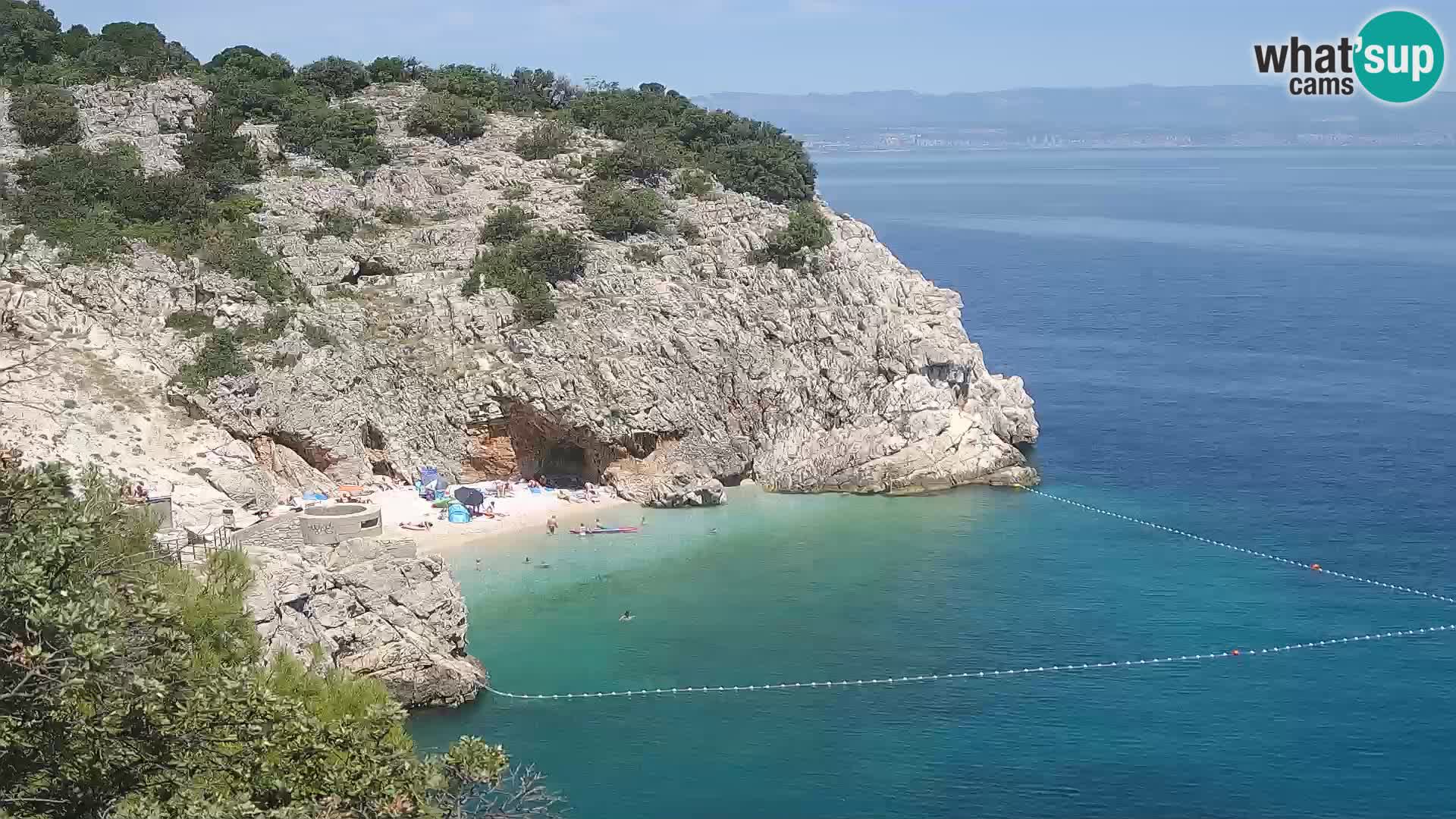 Webcam Brseč Strand – Mošćenička Draga – Kroatien