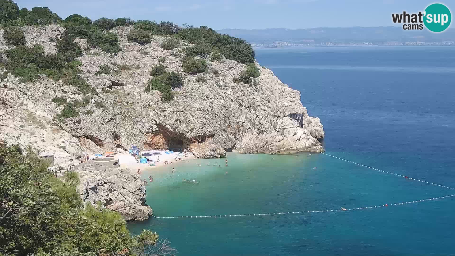 Webcam Brseč Strand – Mošćenička Draga – Kroatien