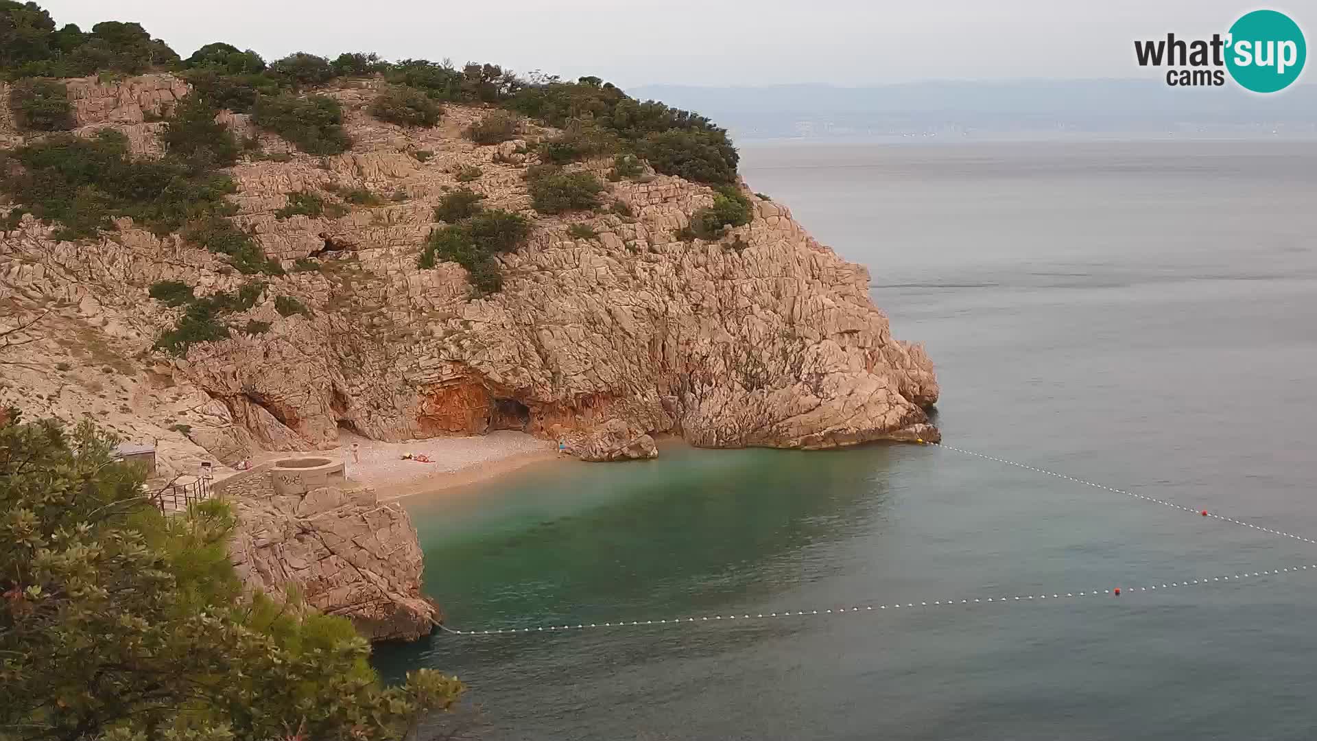 Web kamera plaže Brseč – Mošćenička Draga – Hrvatska