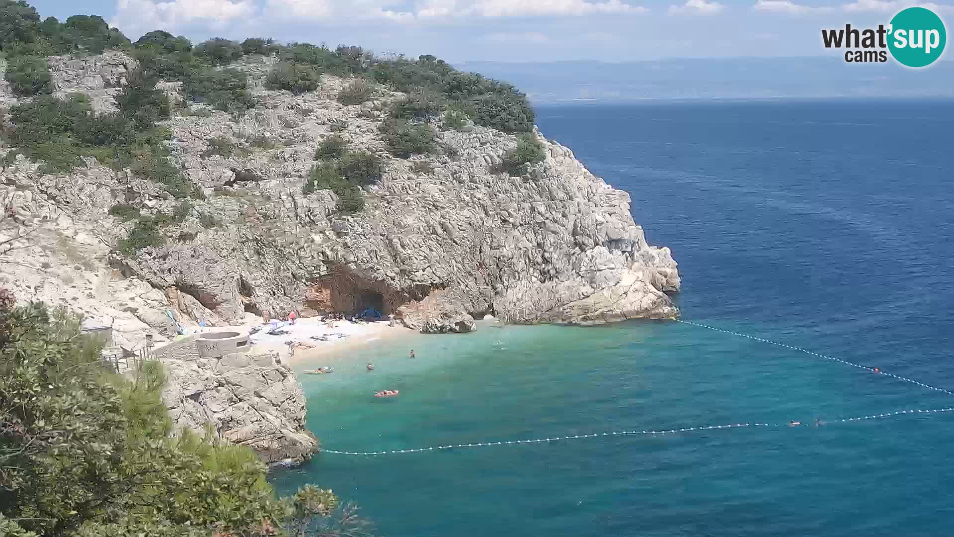 Webcam Brseč Strand – Mošćenička Draga – Kroatien