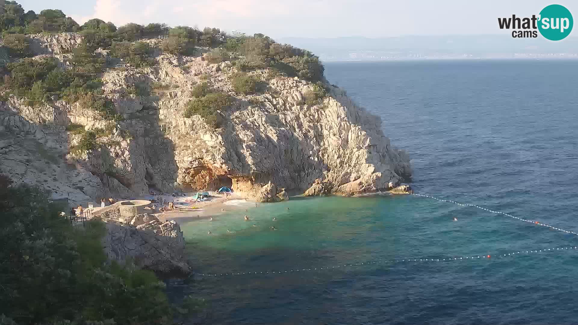 Webcam Brseč Strand – Mošćenička Draga – Kroatien