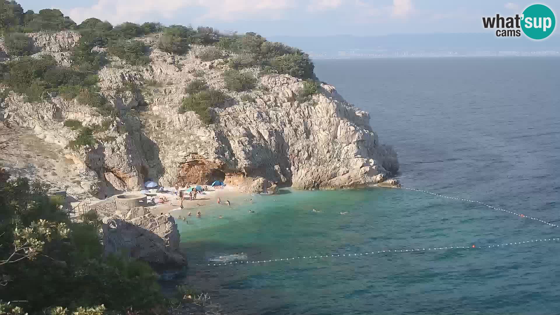 Webcam Bersezio spiaggia – Draga di Moschiena – Croazia