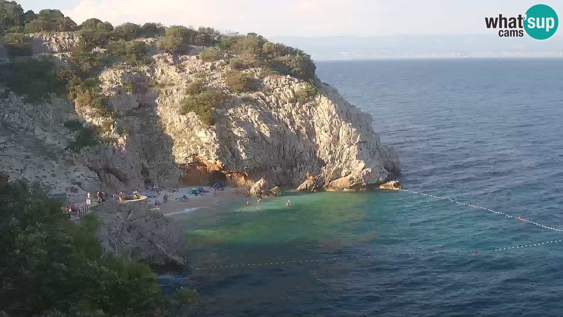 Webcam Brseč beach – Mošćenička Draga – Croatia