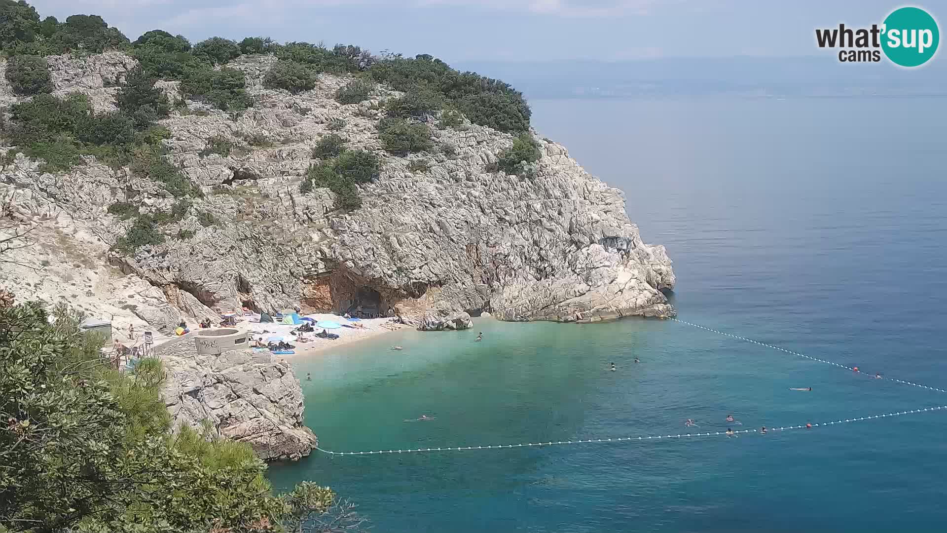 Webcam Brseč Strand – Mošćenička Draga – Kroatien