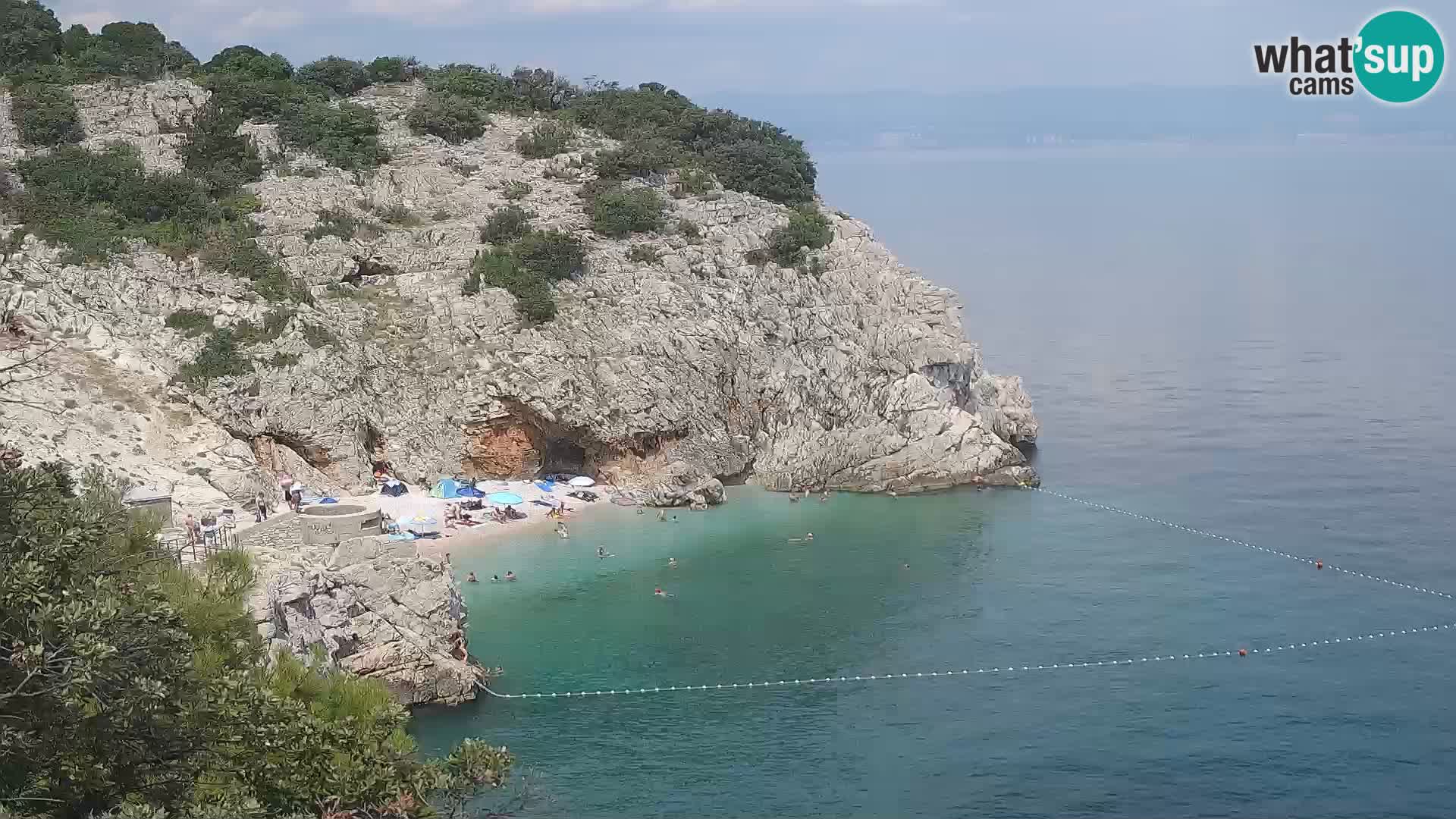 Webcam Brseč Strand – Mošćenička Draga – Kroatien