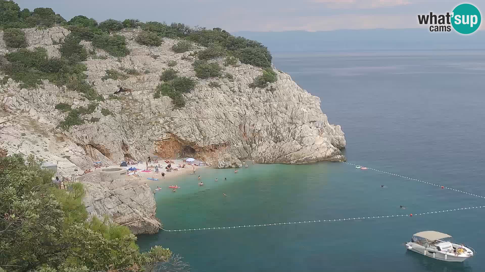 Webcam Brseč Strand – Mošćenička Draga – Kroatien