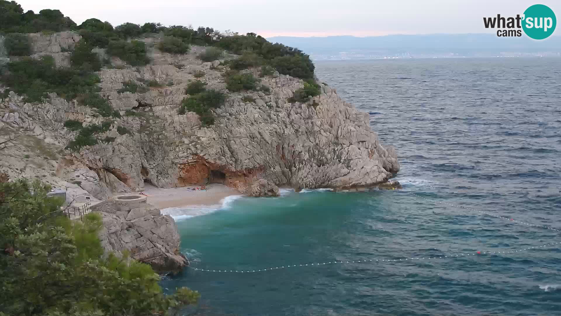 Webcam Brseč Strand – Mošćenička Draga – Kroatien