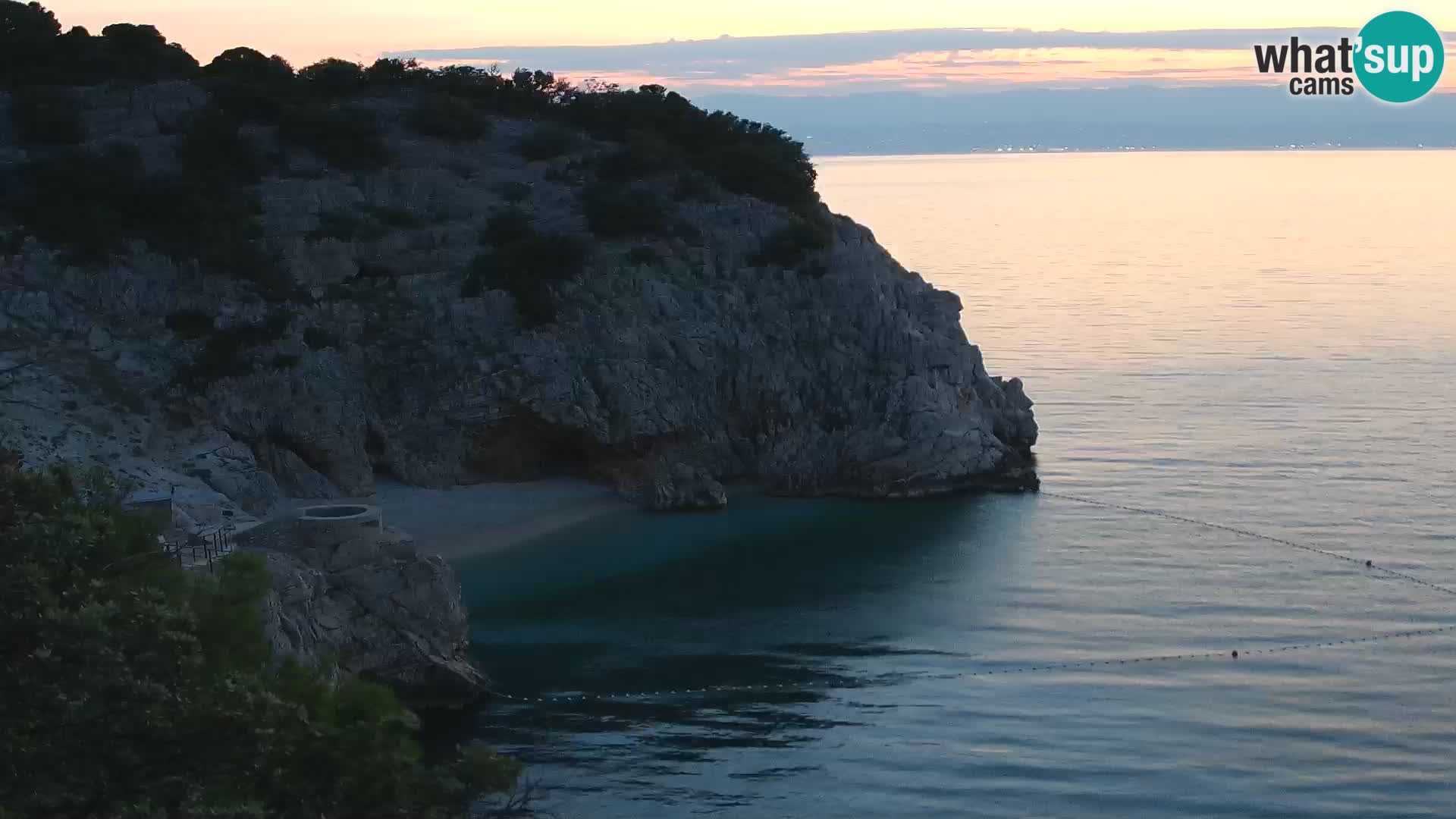 Webcam Brseč Strand – Mošćenička Draga – Kroatien