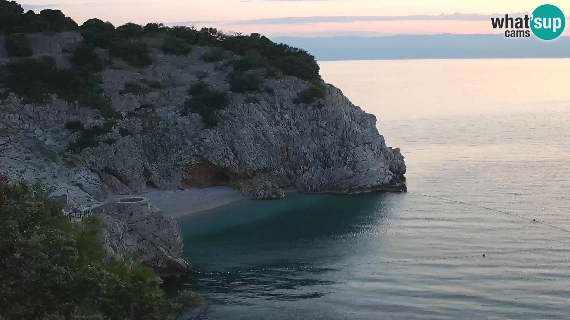 Web kamera plaže Brseč – Mošćenička Draga – Hrvatska