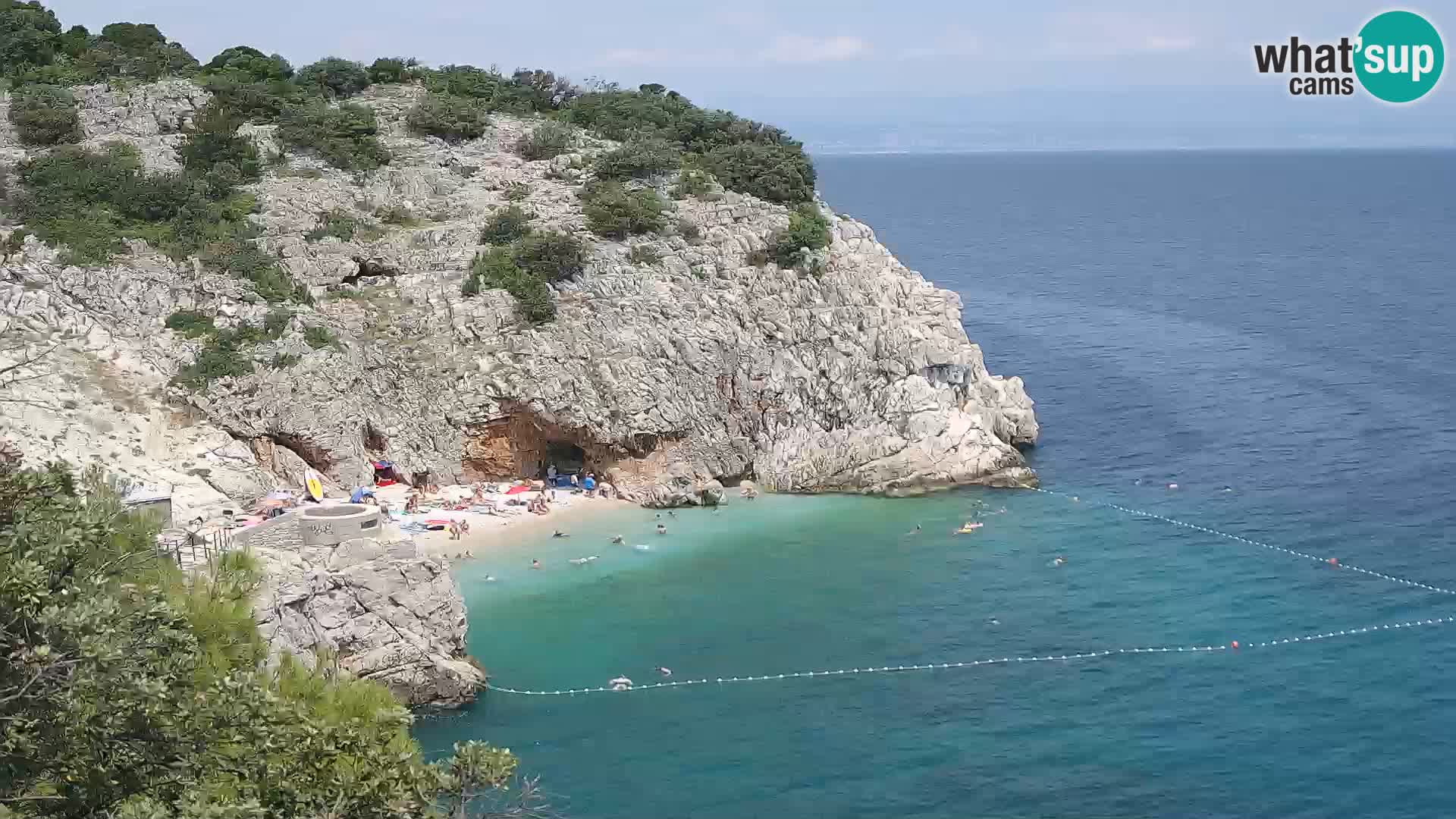 Webcam Brseč Strand – Mošćenička Draga – Kroatien