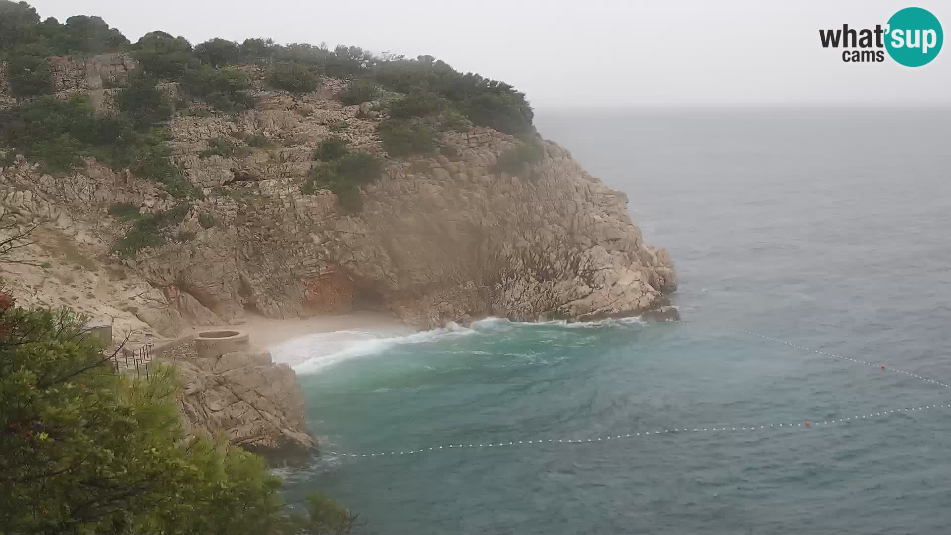 Web kamera plaže Brseč – Mošćenička Draga – Hrvatska