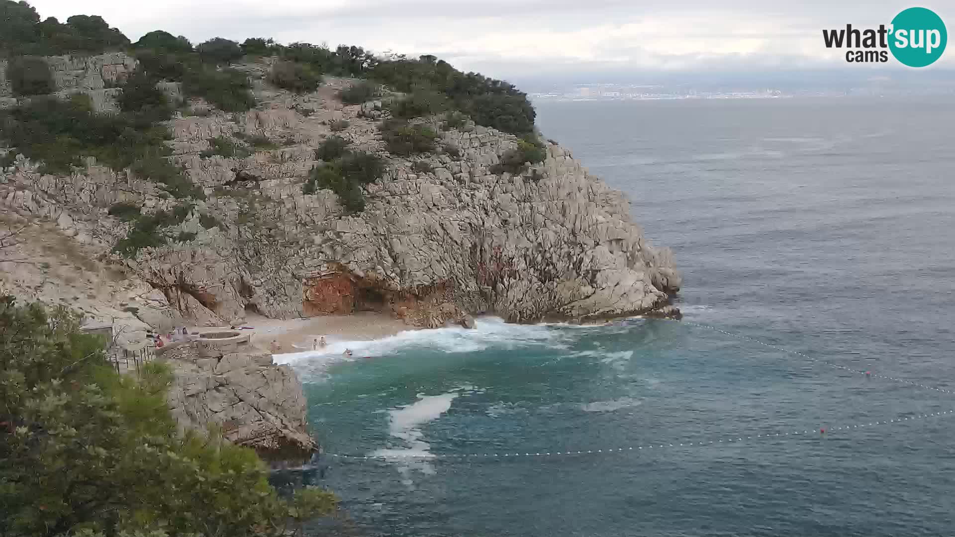 Webcam Brseč beach – Mošćenička Draga – Croatia