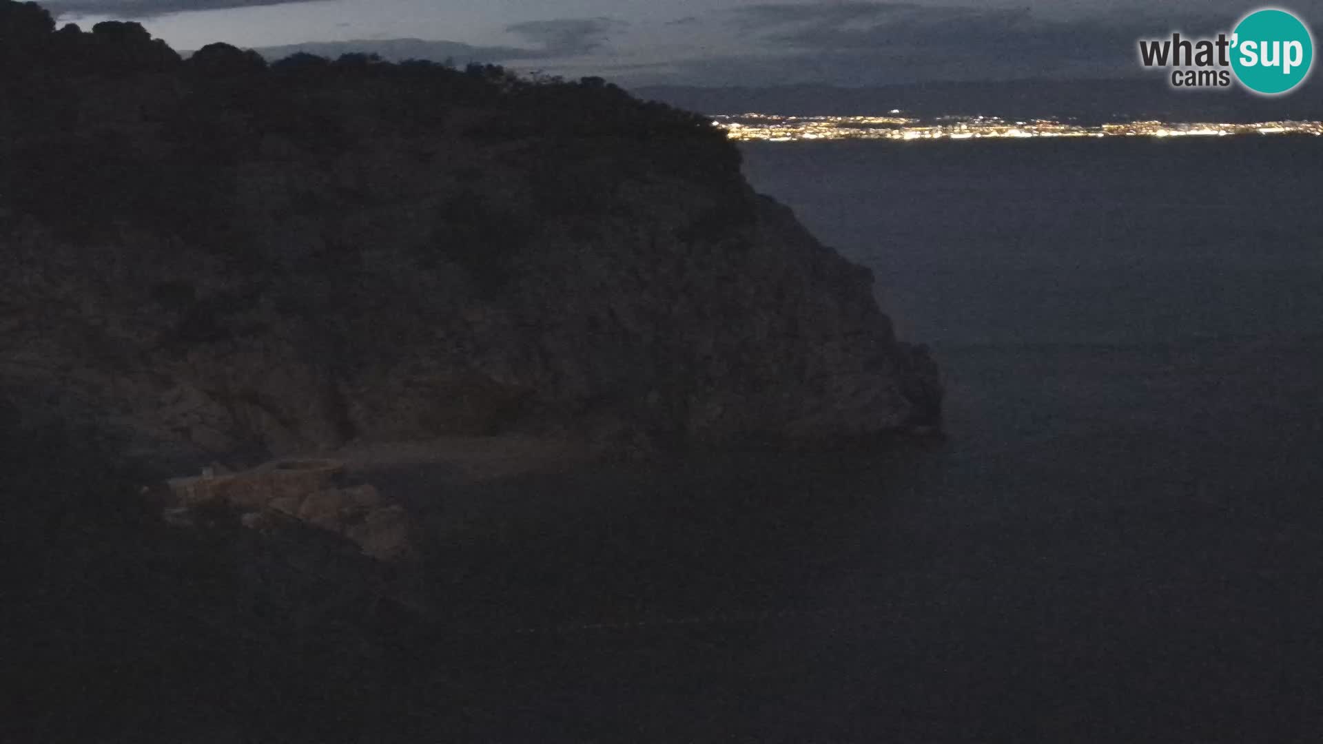 Spletna kamera Brseč plaža – Mošćenička Draga – Hrvaška