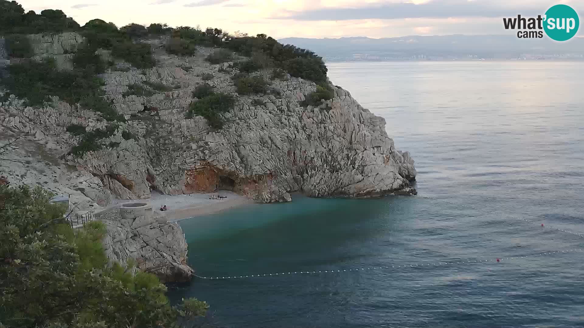 Webcam Brseč beach – Mošćenička Draga – Croatia