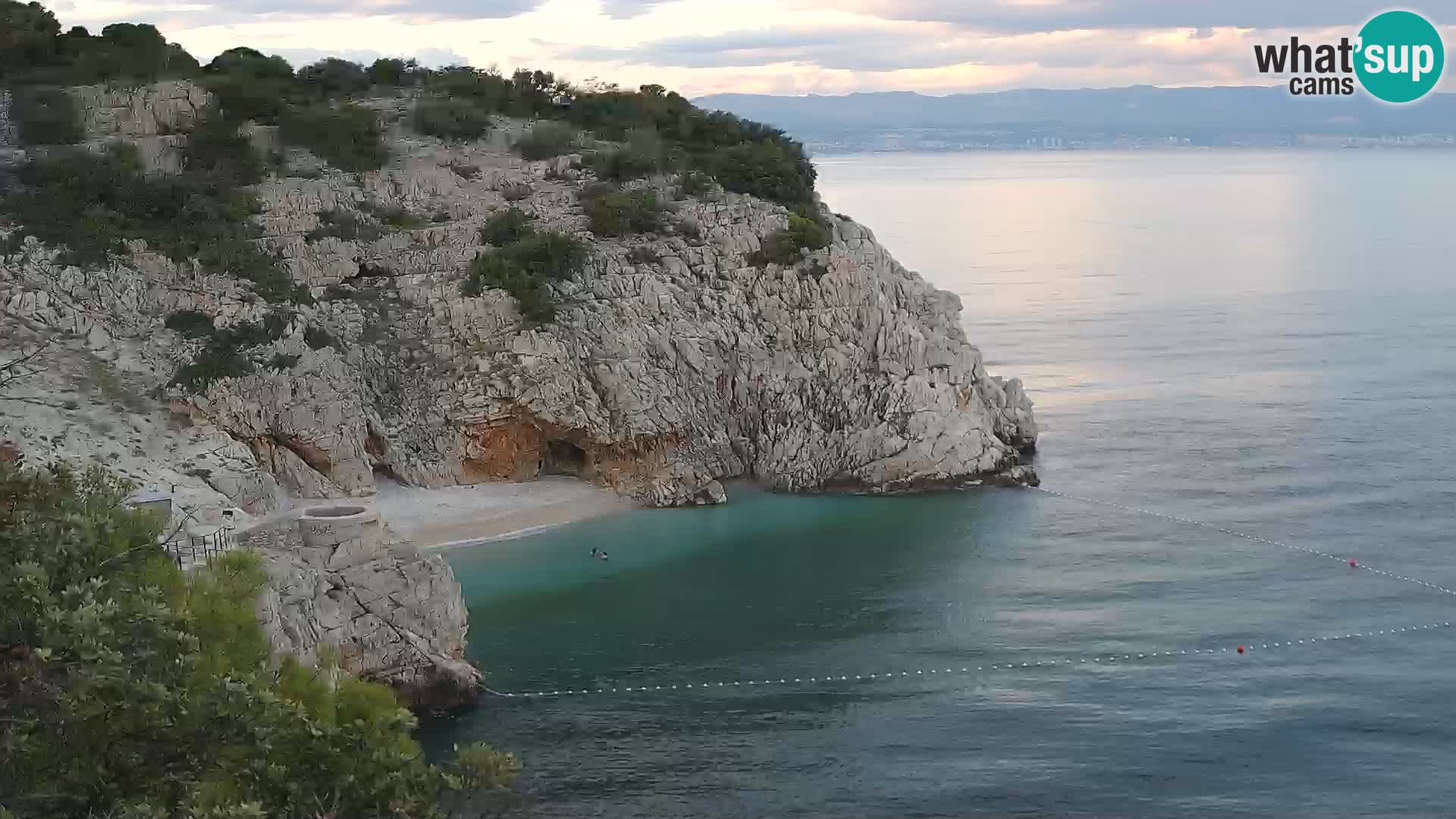 Webcam Brseč beach – Mošćenička Draga – Croatia