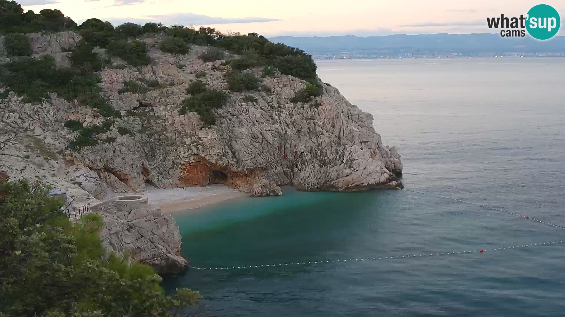 Webcam Brseč Strand – Mošćenička Draga – Kroatien