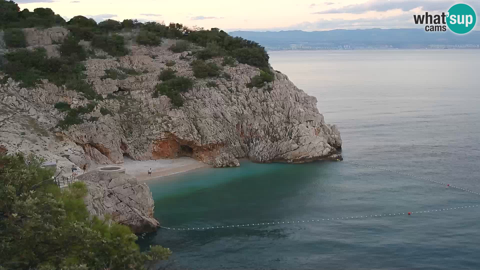 Webcam Brseč beach – Mošćenička Draga – Croatia